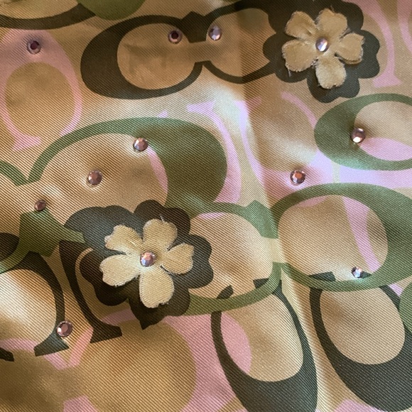 Coach silk scarf - Picture 6 of 7